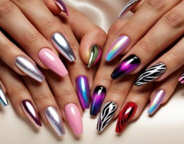 glamorous acrylic nails